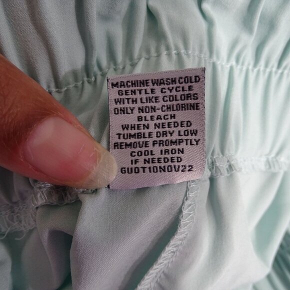 Vanilla Star Light Green High-Waisted Shorts Women Size L Athletic Active Wear - Picture 6 of 9